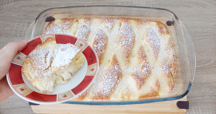 Apfelkuchen mit Pudding/Unglaublich cremig
